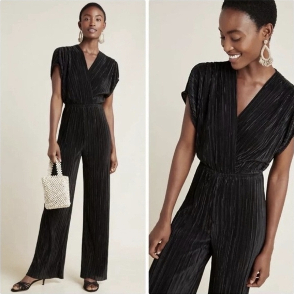 Anthropologie Black Jumpsuit - Picture 2 of 8